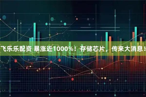 飞乐乐配资 暴涨近1000%！存储芯片，传来大消息！